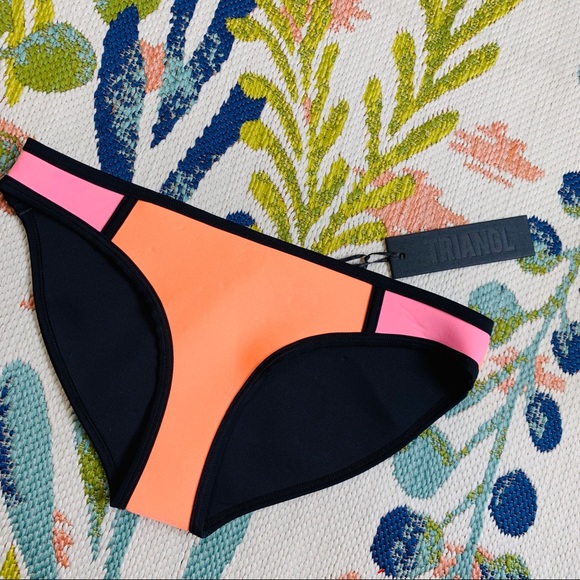 triangl swimwear Other - NWT TRIANGL Classic Orange Pink Bikini Bottoms triangl swimwear Other - NWT TRIANGL Classic Orange Pink Bikini Bottoms